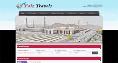 Desktop Screenshot of faiztravels.com